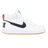 Nike 839977 107 107 White/Black/Red Trainer Nike Court Borough Mid (Gs) UK 3.5